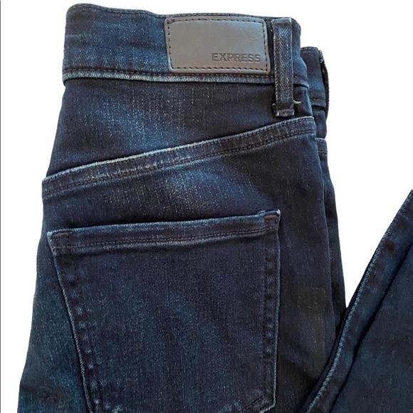 Express NWOT High Rise Denim Perfect Skinny Jeans - Picture 5 of 7